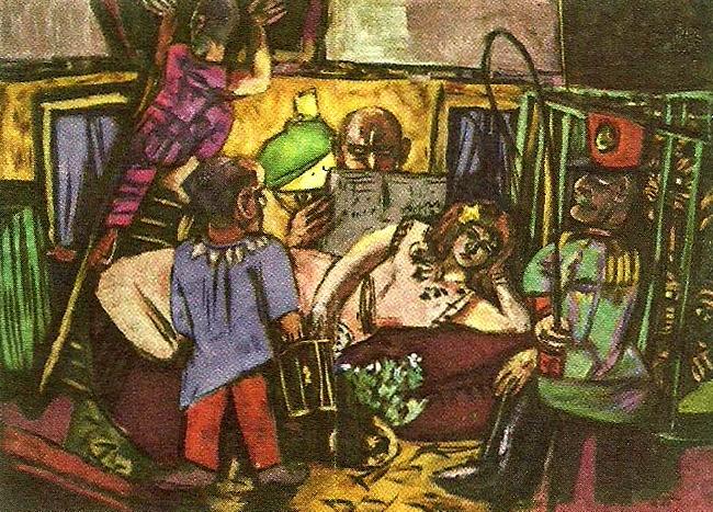 Max Beckmann husvagnen oil painting image